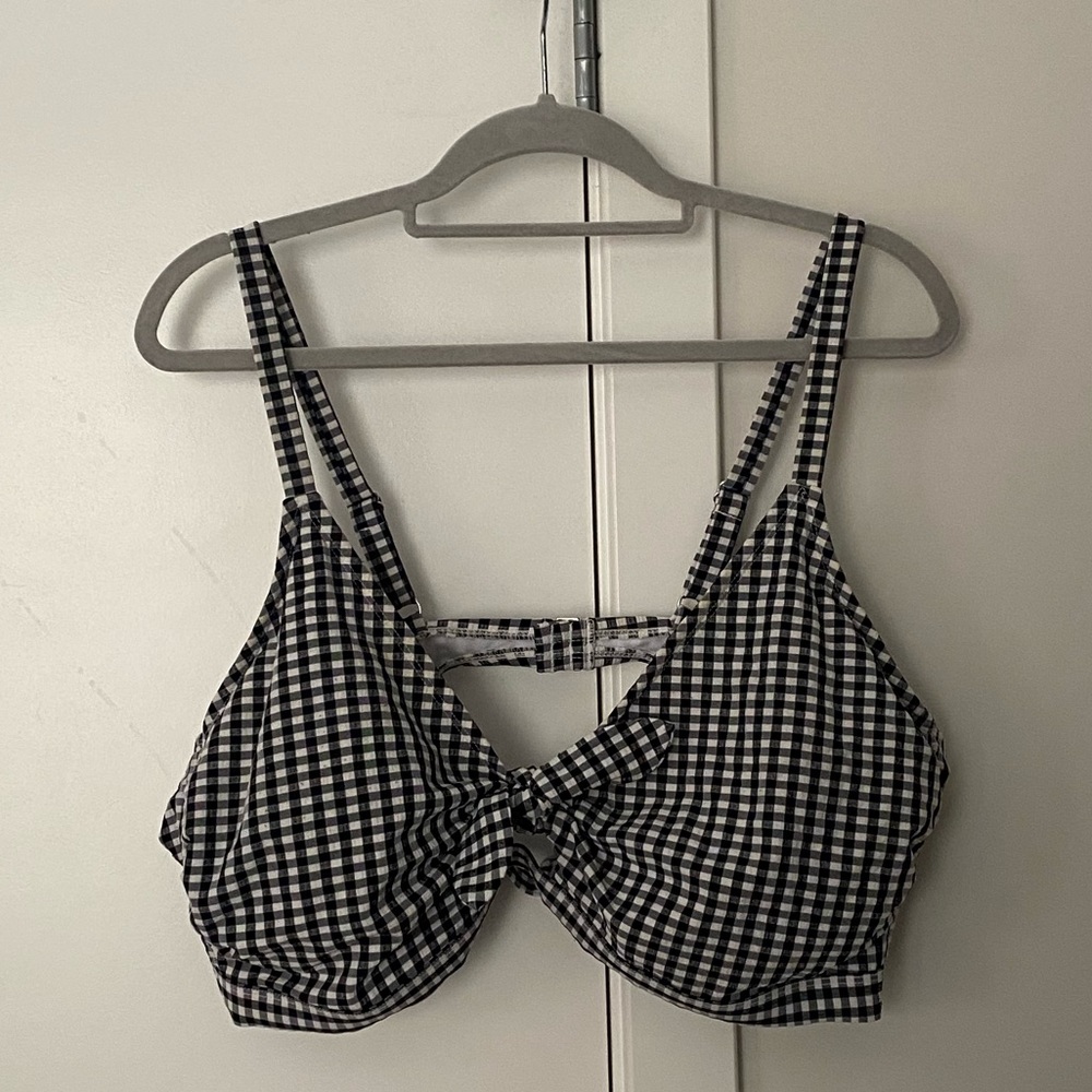 Target Gingham Bikini Top